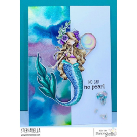 661997 Stamping Bella Cling Stamps Curvy Girl Mermaid