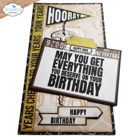 ECCS337 Elizabeth Craft Stamp And Die Set Celebrations