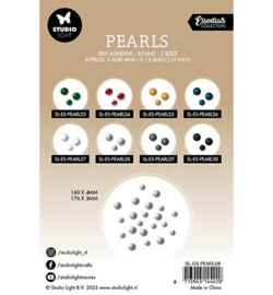 SL-ES-PEARL28 - Silver pearls Essentials nr.28