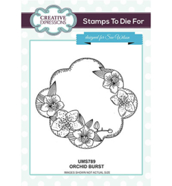 UMS789 Stamps To Die For Orchid Burst