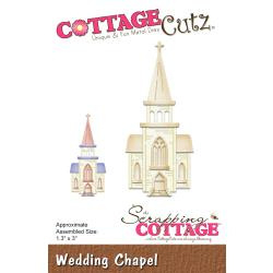 059295 CottageCutz Dies Wedding Chapel 1.3"X3"