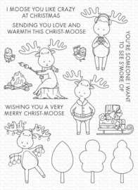 YUZU-024 Merry Moose Clear Stamps