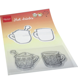 HT1666 Marianne Design Hetty's Hot drinks