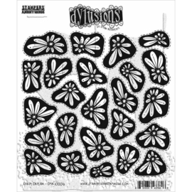 DYR10006 Dyan Reaveley's Dylusions Cling Stamp Daisy Dream Collections 8.5"X7"
