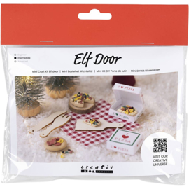 977480 Creativ Company Mini Hobbyset Kabouterdeur, Pizza