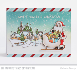 CS-598 My Favorite Things Special Delivery from Santa Clear Stamps