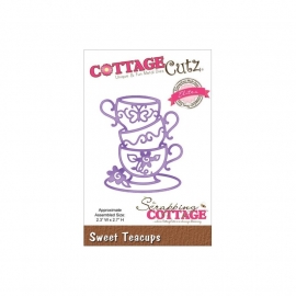 310213 CottageCutz Elites Die Sweet Teacups