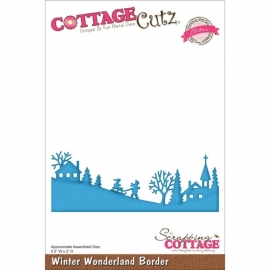 253081 CottageCutz Elites Die Winter Wonderland Border