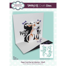 CEDPC1150 Creative Expressions Craft die Craft die paper cuts Woof!