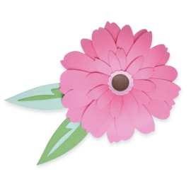 665334 Sizzix Thinlits Dies Gerbera Flower By Olivia Rose 8/Pkg