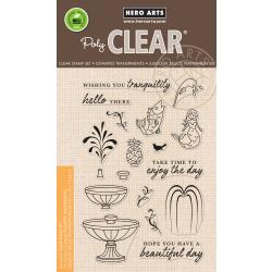 HA-CM234 Hero Arts Clear Stamps Make A Fountain 4"X6"