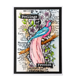 JMA-FOF-STAMP421 - Birds-of-paradise Feelings of Freedom nr.421