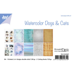 6011/0638 Bille Design Aquarell Dogs & Cats