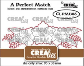 115634/6503 Crealies A perfect match Dies Mix Bloemen B CLPMD03