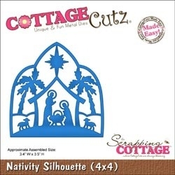 305792 CottageCutz Nativity Silhouette Made Easy