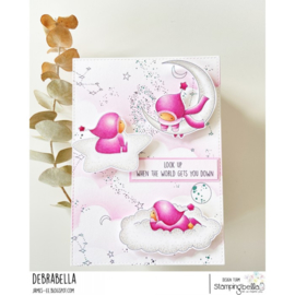 661992 Stamping Bella Cling Stamps Bundle Girls in the Sky