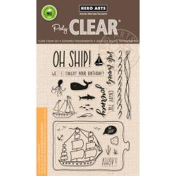 HA-CM169 Hero Arts Clear Stamps Enjoy The Journey 4"X6"