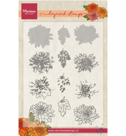 TC0858 Marianne Design Tiny's chrysant (layering)