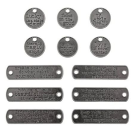 TH94382 Tim Holtz Typed Tags