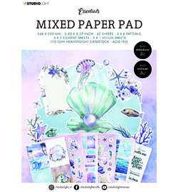 SL-ES-MPP24 StudioLight Mixed Paper Pad Underwater World Essentials nr.24