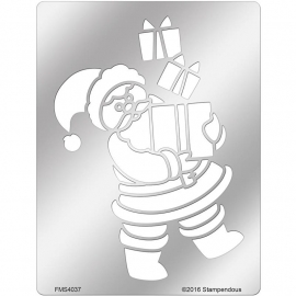 405525 Stampendous Fran's Metal Stencil Santa Gifts