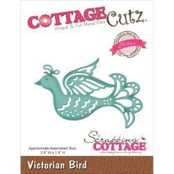 423149 CottageCutz Elites Die Victorian Bird, 2.8"X1.8"