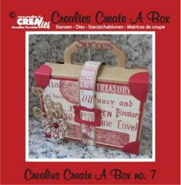 CCAB07Crealies Create A Box no. 7 Koffer