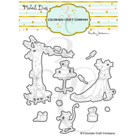 656271 Colorado Craft Company Metal Die Set Happily Ever After-By Anita Jeram