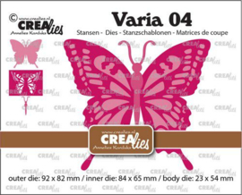 CLVaria04 Crealies Varia 04 Zwaluwstaart vlinder