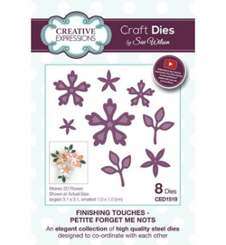 CED1519 Finishing Touches Collection Petite Forget Me Nots