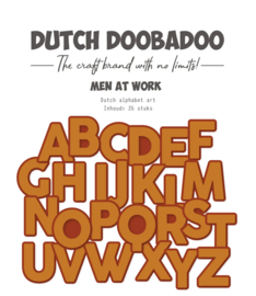 470.784.338 Dutch Doobadoo DDBD Dutch alphabet art 27  pcs