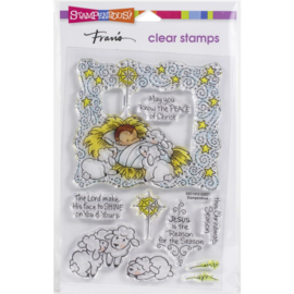 SSC1413 Stampendous Perfectly Clear Stamps Nativity Frame