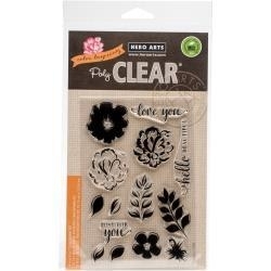 HA-CL944 Hero Arts Clear Stamps Color Layering For You Flowers