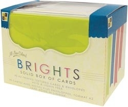 414285 DCWV Box of Cards Brights Solid