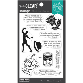 672469 Hero Arts Clear Stamps Creative Quotes 4"X6"