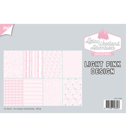 6011/0580 Papier Set A4 Design Light Pink
