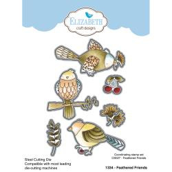 EC1334 Elizabeth Craft Pop It Up Metal Dies By Krista Designs Feathered Friends