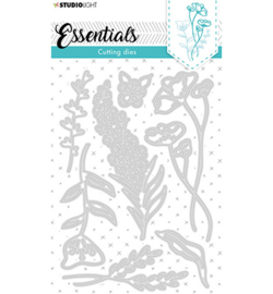 SL-ES-CD107 Cutting Die Long flowers Essentials nr.107