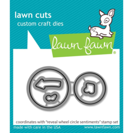 LF2226 Lawn Cuts Custom Craft Die Reveal Wheel Circle Sentiments
