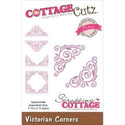 423153 CottageCutz Elites Die Victorian Corners, 2"X2" Each