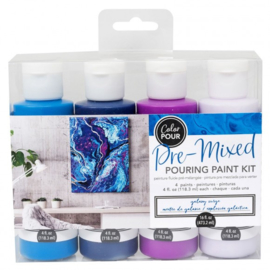 348502 American Crafts Color Pour pouring paint kit galaxy