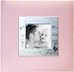 352350 Expressions Postbound Album Baby - Pink