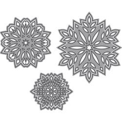 EC1573 Elizabeth Craft Metal Die Snowflakes