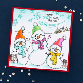 STP-218 Stampendous FransFormer Snowy Friends Clear Stamp Set