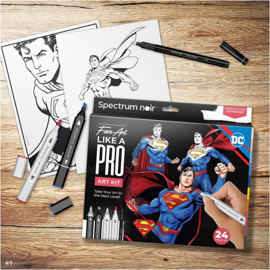 981001 Creativ Company Hobbyset Illustratie, Superman, diverse kleuren