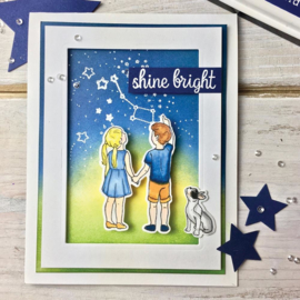 556868 Hero Arts Clear Stamps Lucky Star 4"X6"