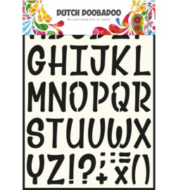 470.990.005 Dutch DooBaDoo Dutch Stencils Art Alfabet 5