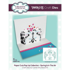 CEDPC1152 Creative Expressions Craft die paper cuts Lente is in de lucht