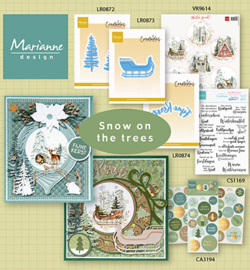 LR0873 Marianne Design creatables Set of pine trees