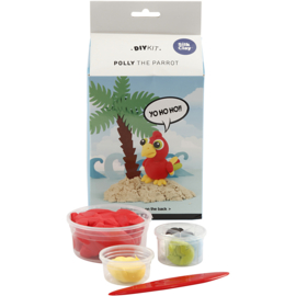 100747 Silk Clay Funny Friends, Polly Parrot